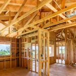 Casa en plena construcción