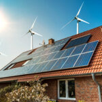 Casa con una alta eficiencia energética