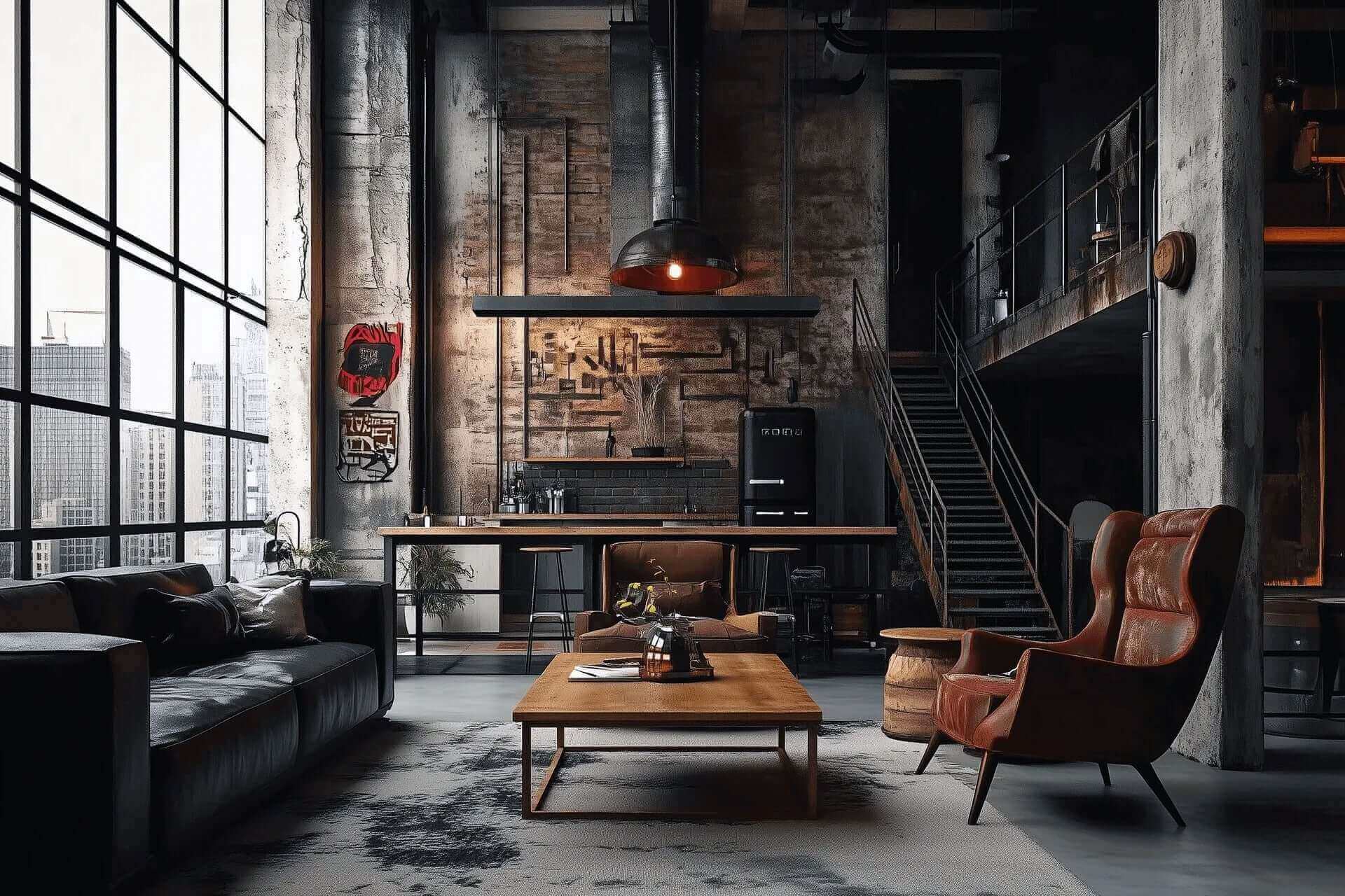 Casa reformada con un estilo vintage
